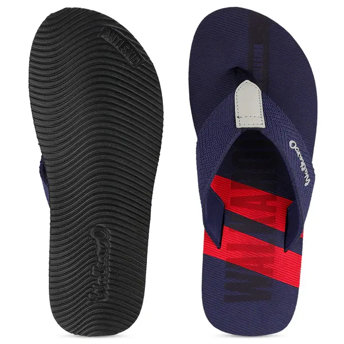 Thumbnail: WALKAROO(WC4257) Men's Flip Flop Slippers