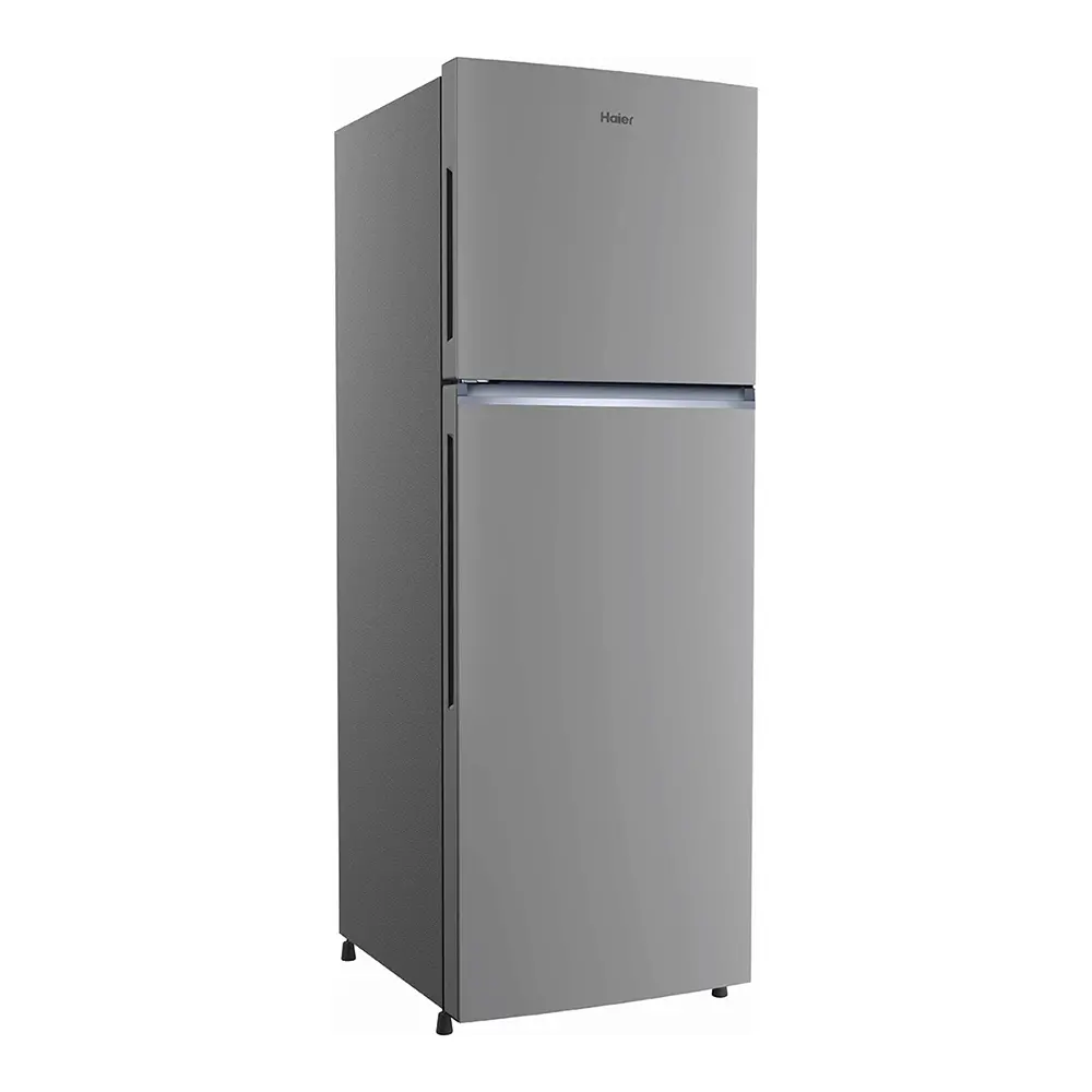 Haier 240L 2 Star Brushline Silver Double Door Refrigerator HRF-2902IEBSA-P