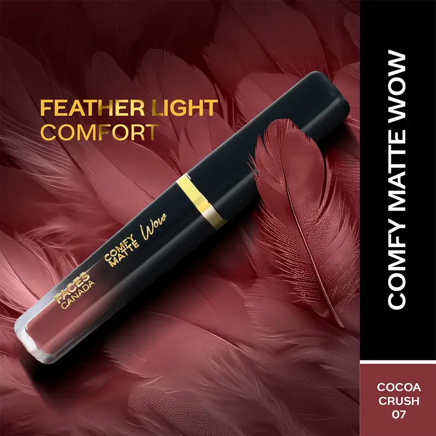 Faces Canada Comfy Matte Wow Liquid Lipstick 3.8ml Cocoa Crush 07