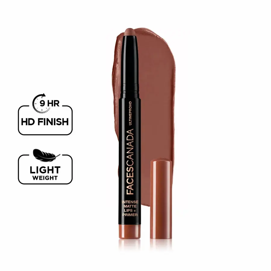 Faces Canada Ultime Pro HD Intense Matte Lips + Primer 1.4g Espresso 03
