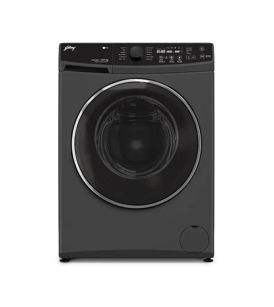 Godrej Front Load 8 KG 5 Star Eon Regalis Mettalic Black 52141601SD00533