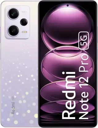 Thumbnail: Redmi Note 12 Pro 5G with 8/12 GB RAM,256 GB Storage (Black, Purple & Blue)