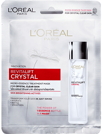 Loreal paris Revitalift crystal micro essence sheet mask 25g