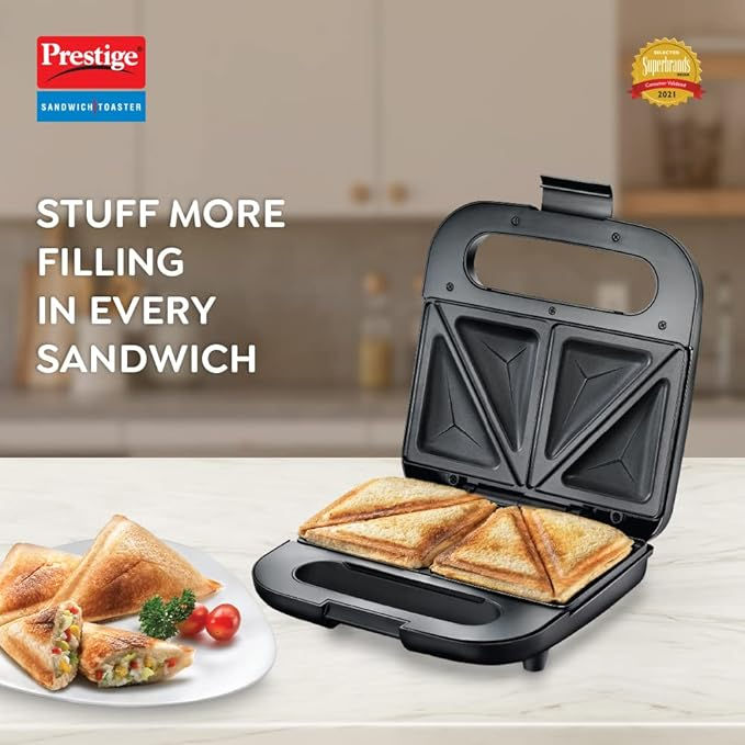Prestige Sandwich Toaster With Fixed Sandwich Plates - Psdp 01