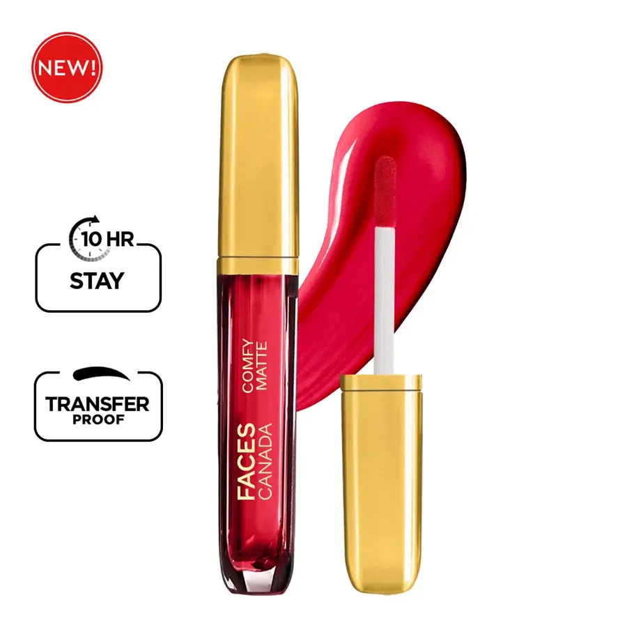 Faces Canada Comfy Matte Liquid Lipstick 3.8ml Getting Ready 02
