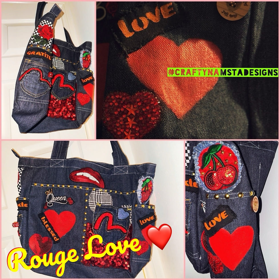 Presenting the 'Rouge Love' tote