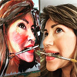 Portrait of the artist Rosangela Arreaza 