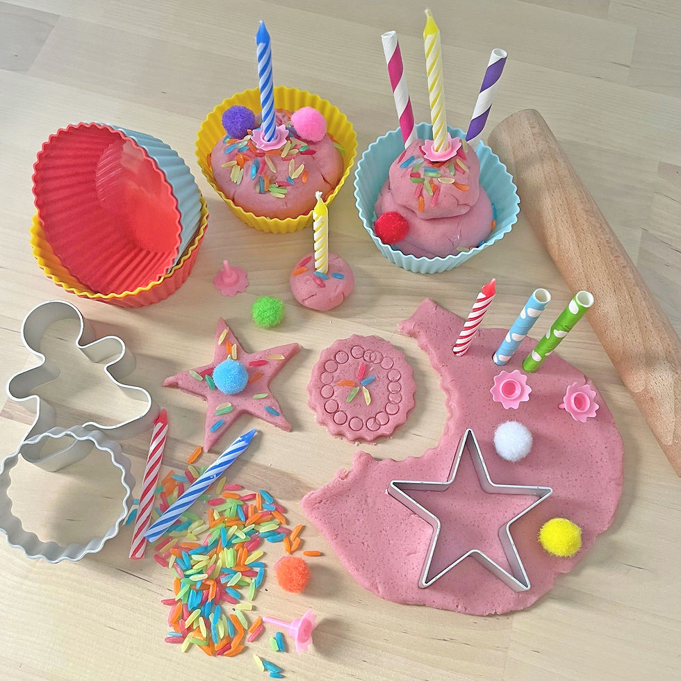 Thumbnail: birthday baking play dough kit