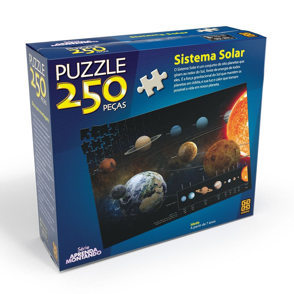 Puzzle 250 peças Sistema Solar (Grow)