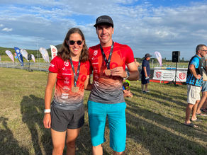 Anežka Ševčíková, protrápené 3. místo při TRIATLON MOST