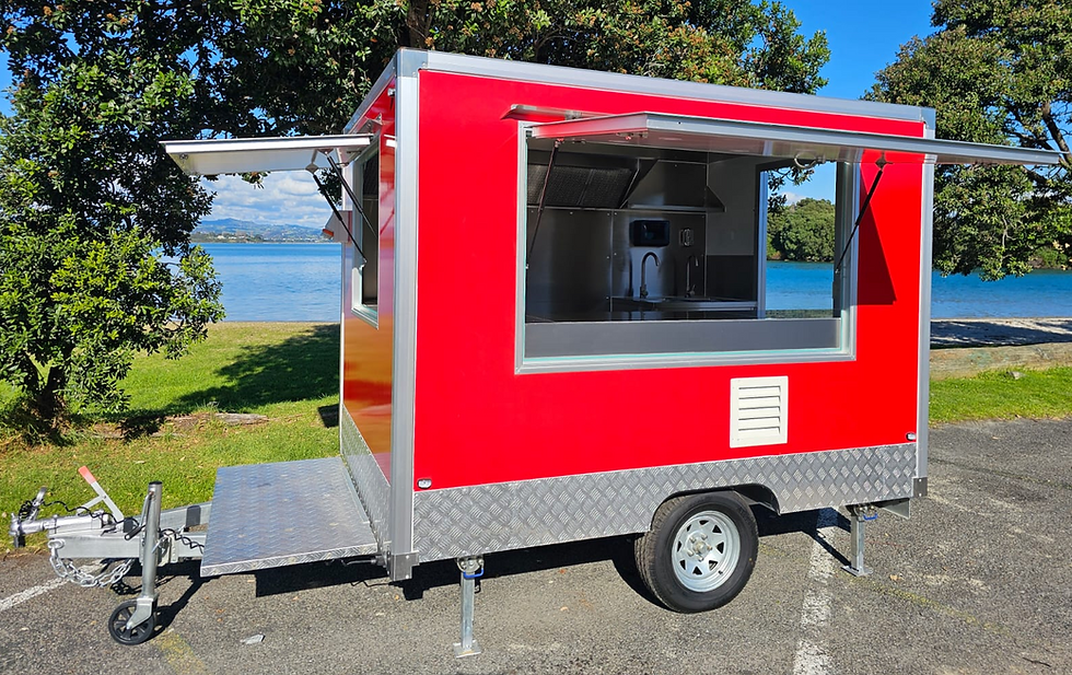 Food Trailer NZ Red