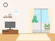 リビングルーム・イラスト