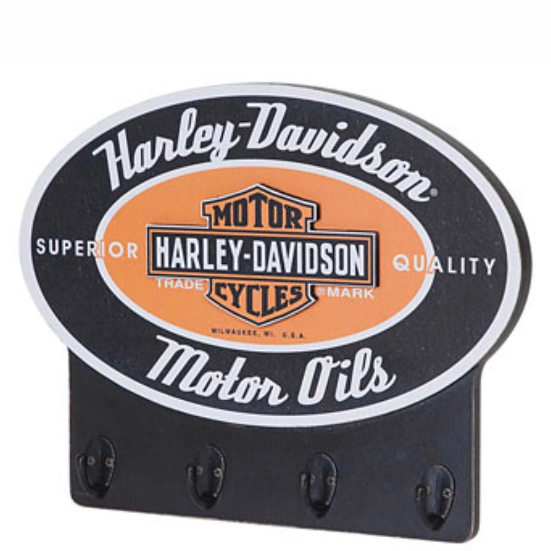 Harley Davidson motor oil key rack