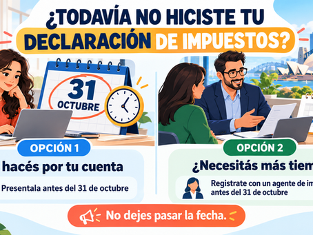 📅 ¿Todavía no hiciste tu declaración de impuestos?