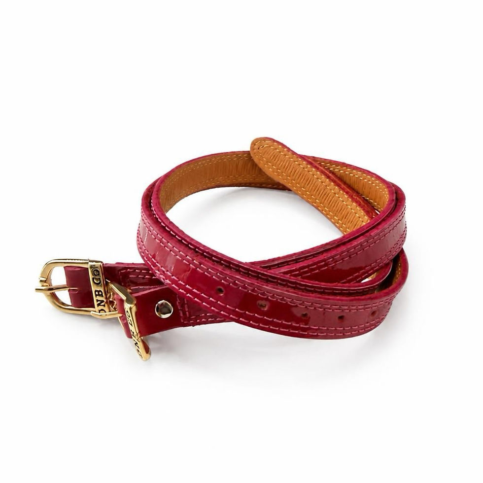 Thumbnail: DeNiro Patent Leather Spur Straps (Various Colours)