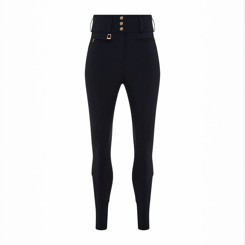 Thumbnail: Holland Cooper Premium High Rise Breeches (Ink Navy)