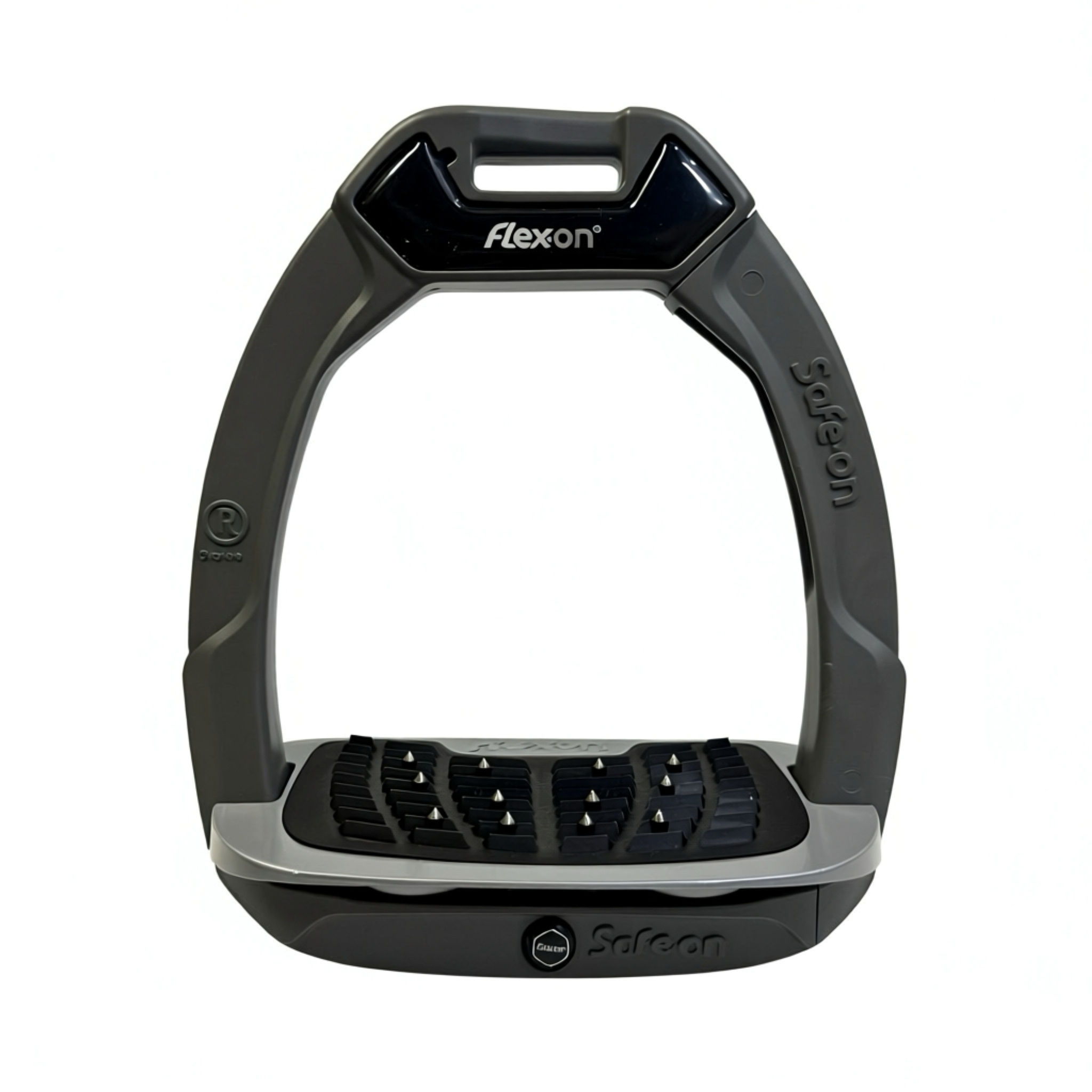 Flex-On Safe-On Stirrups (Dark Grey)