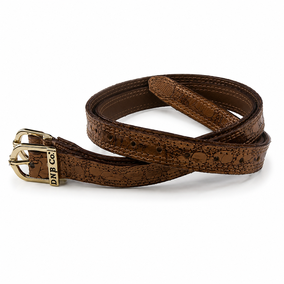 Thumbnail: DeNiro Ice Leather Spur Straps (Various Colours)