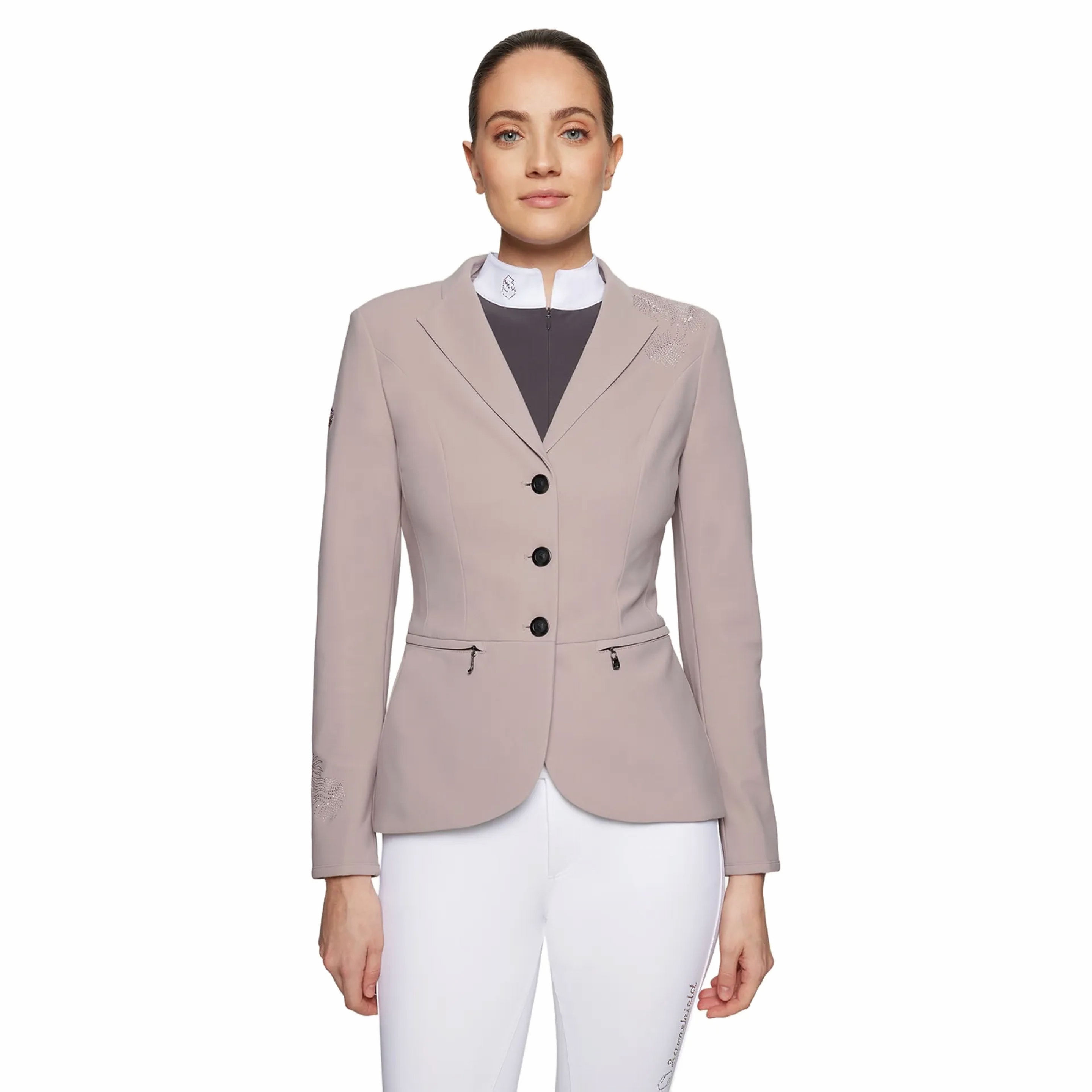 Samshield Victorine Crystal Ferna Competition Jacket (Latte)