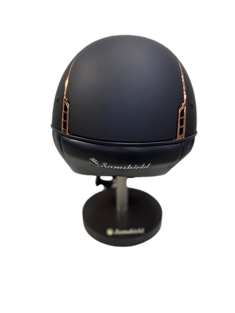 Thumbnail: Samshield Shadowmatt Classic Blue 1.0 (Pinkgold Chrome Trim)