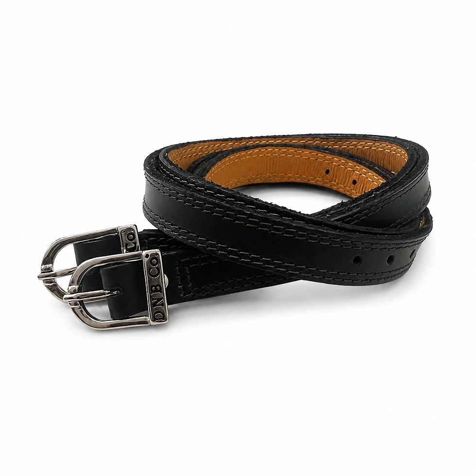 Thumbnail: DeNiro WRAT Leather Spur Straps (Black, Blue/Indaco or Brown)