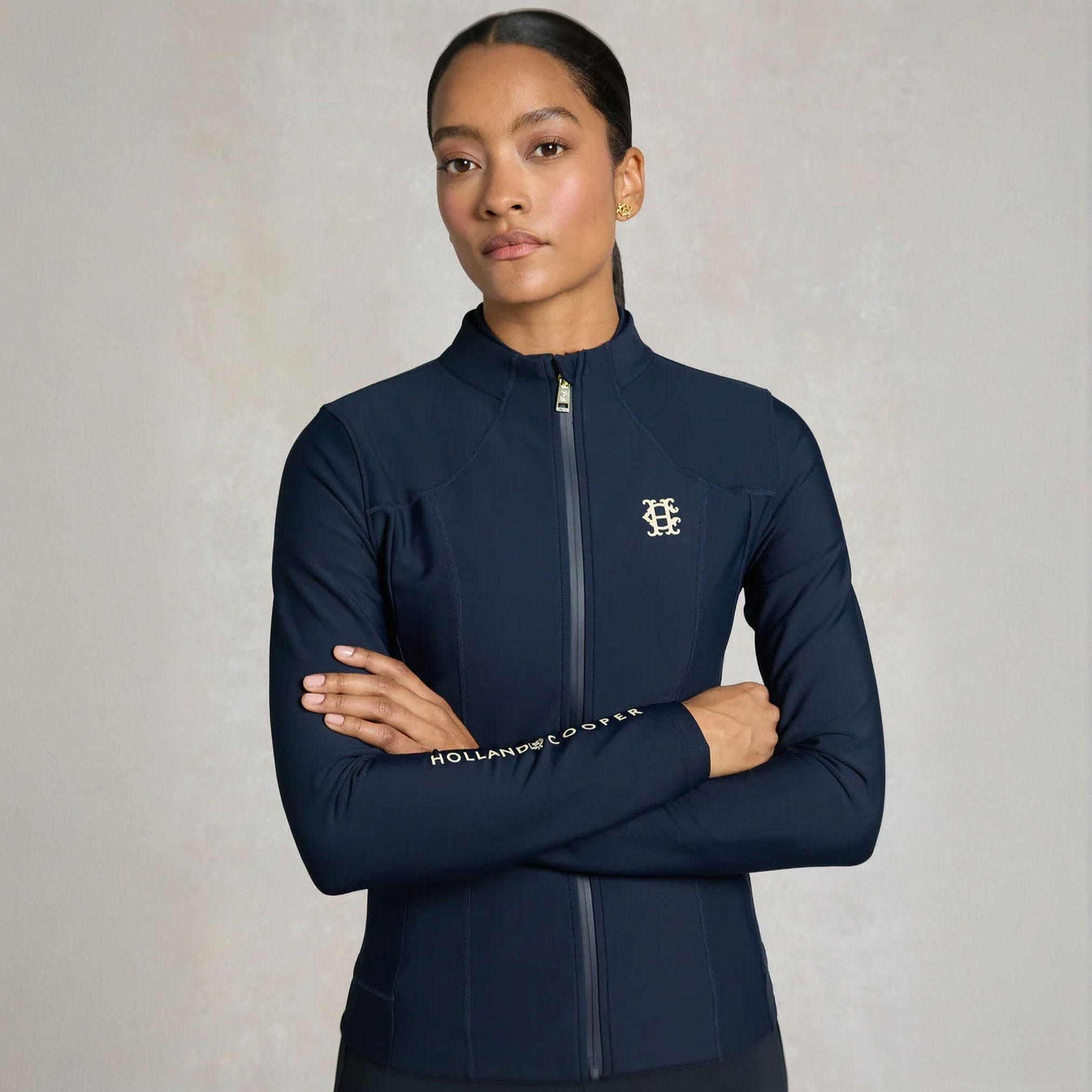 Chiltern Zip Training Top (Ink Navy)