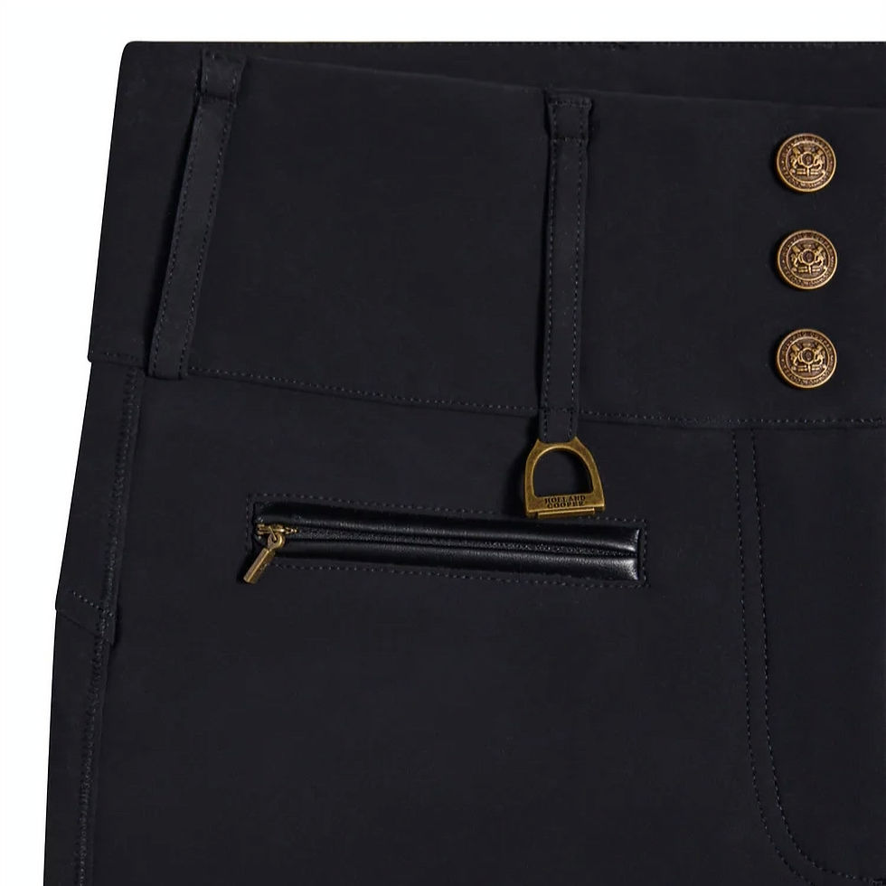 Thumbnail: Holland Cooper Thermal Heritage Breeches (Black)