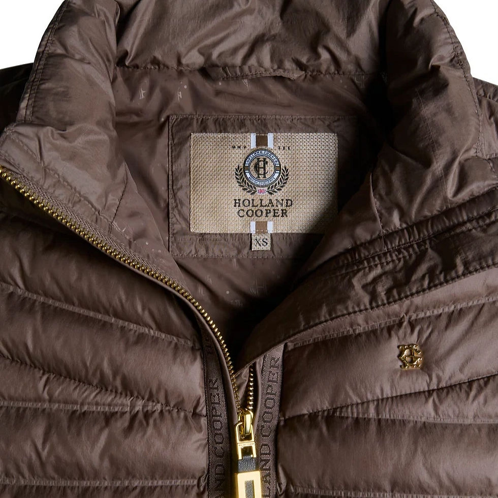 Thumbnail: Holland Cooper Lightweight Puffer Gilet (Chestnut)