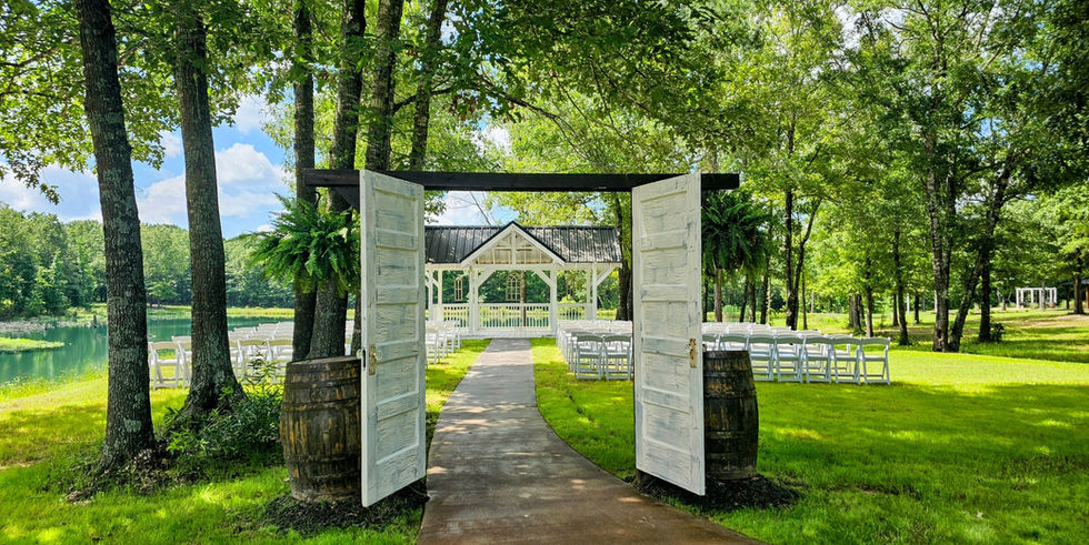 Lakeside Gazebo ceremony.