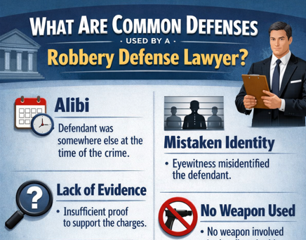 What Are Common Defenses Used by a Robbery Defense Lawyer?