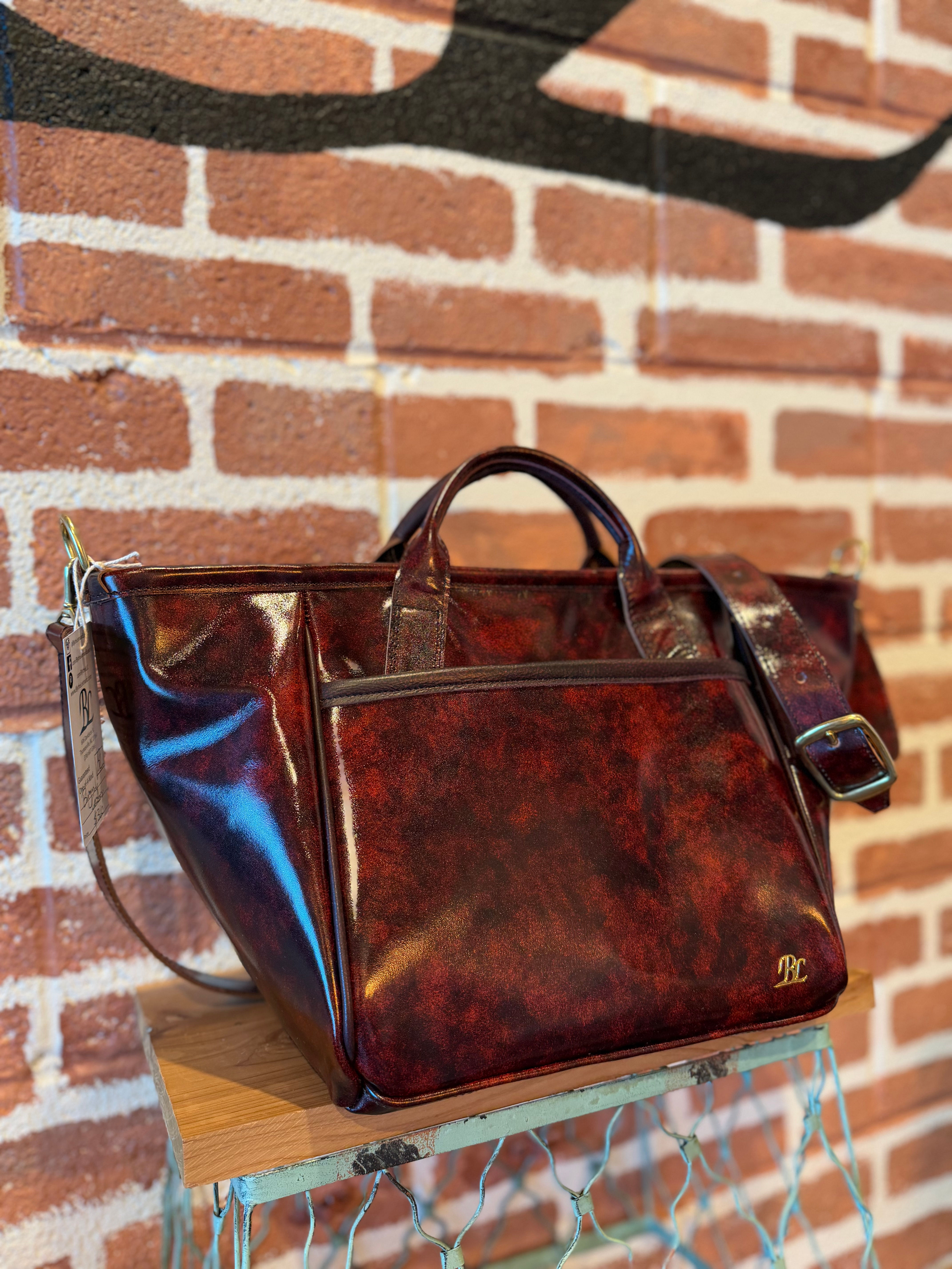BL Glazed Burgundy Crossbody