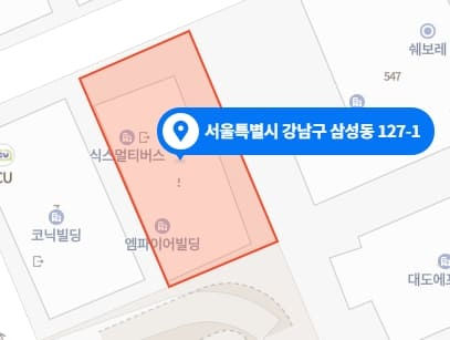 강남 삼성동 더마치 위치