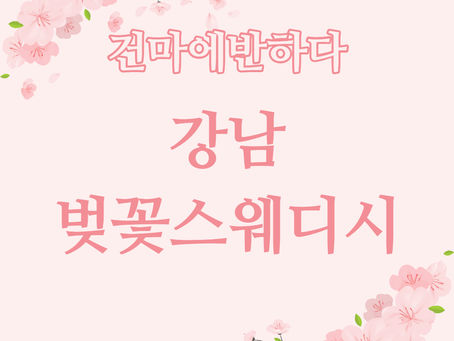 강남 벚꽃스웨디시 봄날에 받기 좋아요