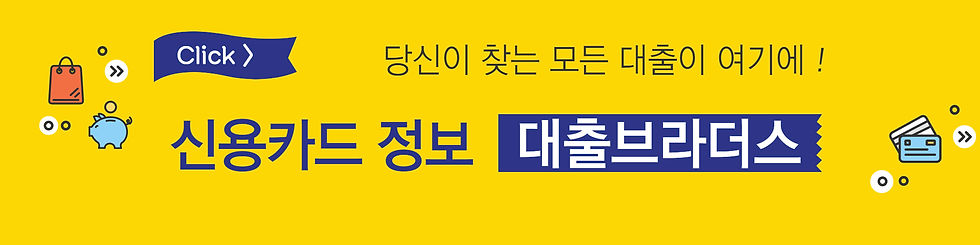 신용카드 정보 대출브라더스