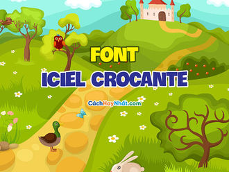 Download Font iCiel Crocante Việt hóa