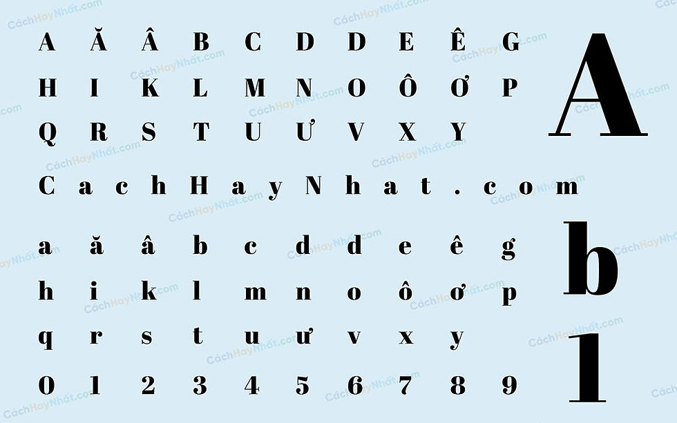 font VNF Abril Fatface Việt hóa