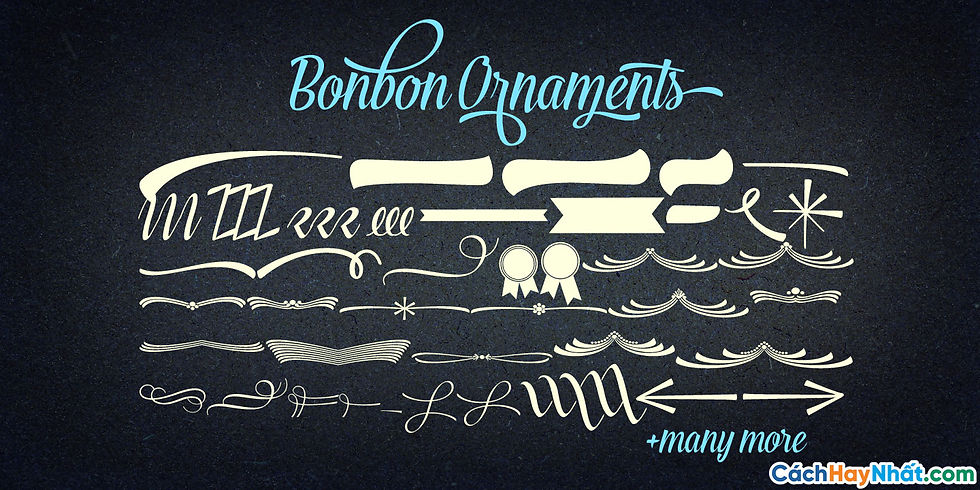 Bonbon font
