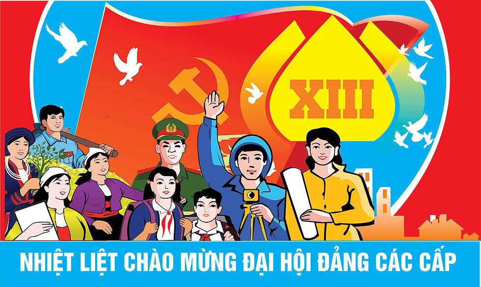 Vector Đại Hội Đảng Mẫu Pano Biển Bảng
