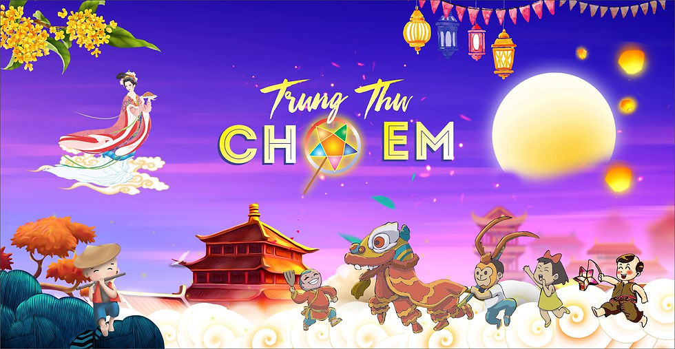 Background Backdrop Trung Thu Vector Corel CDR Part20