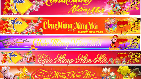 Download Băng Rôn Chúc Mừng Năm Mới Vector Corel CDR Part14