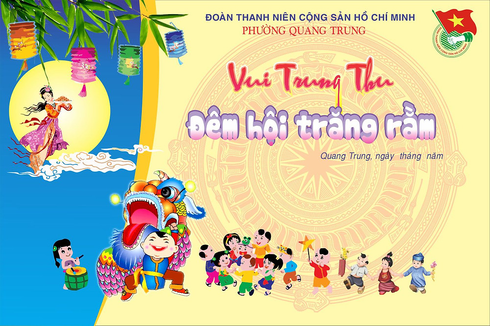 Background Backdrop Trung Thu Vector Corel CDR Part19
