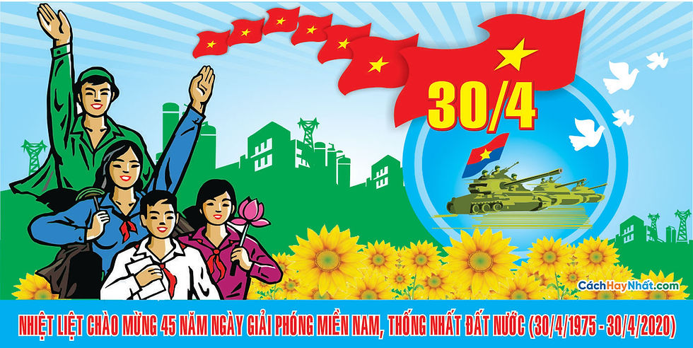 Băng Rôn Giải Phóng Miền Nam 30-4 Và Quốc Tế Lao Động 1-5 File Vector 20
