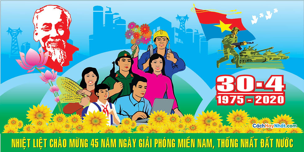 Băng Rôn Giải Phóng Miền Nam 30-4 Và Quốc Tế Lao Động 1-5 File Vector 20