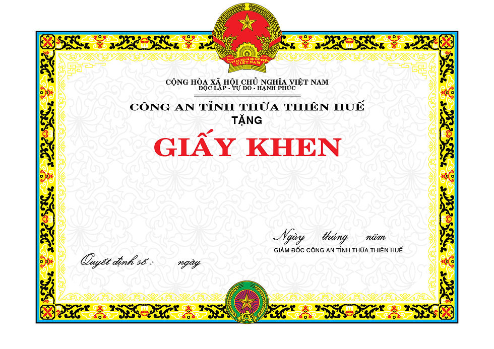 Mẫu Giấy khen bằng khen giấy chứng nhận vector