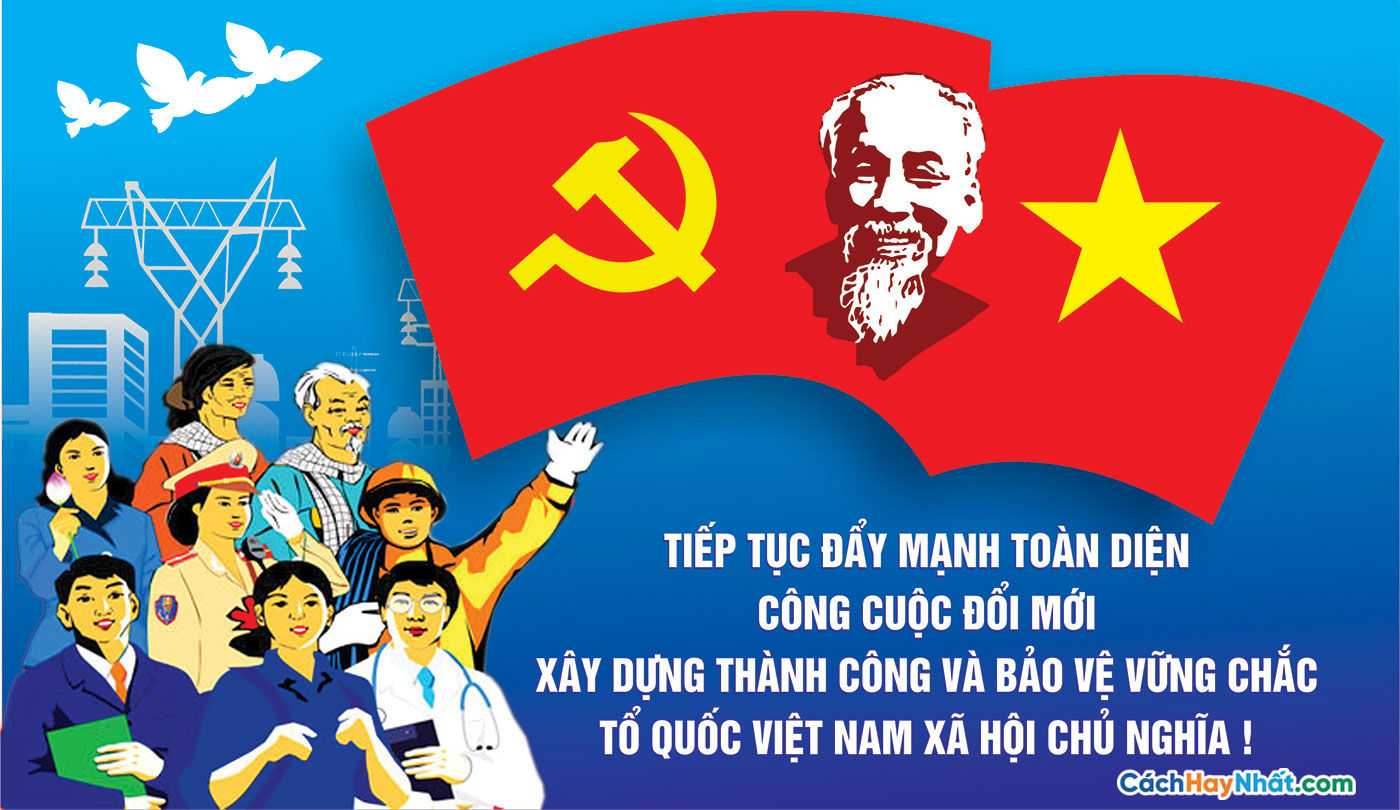 Pano Signs The Party Congress Vector - Pano Biển Bảng Đại Hội Đảng