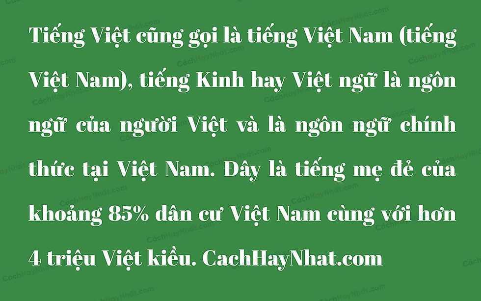 font VNF Abril Fatface Việt hóa