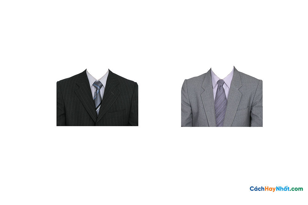 PSD Photoshop Ghép Ảnh Thẻ Áo Vest Nam 06