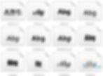 Ảnh chụp màn hình font UTM