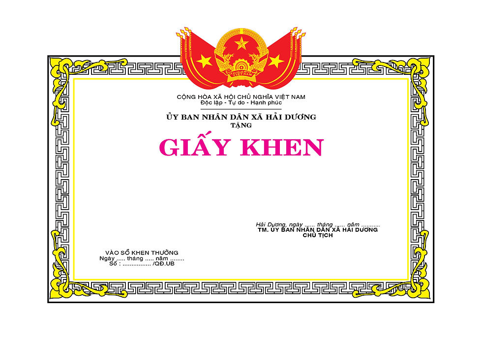 Mẫu Giấy khen bằng khen giấy chứng nhận vector
