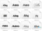 Ảnh chụp màn hình font UTM